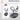 Dëgjuese wireless Earldom OWS1 me kuti Starry LED
