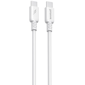 Kabllo karikimi Proove GridLine Type-C në Type-C, 60W, 1m, e bardhë