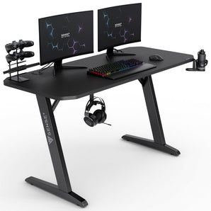 Маса за игри SENSE7 Nomad Basic 140x60cm, црна