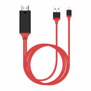 Кабел Earldom W5, HDMI / осветлување (iPhone), 2 метри