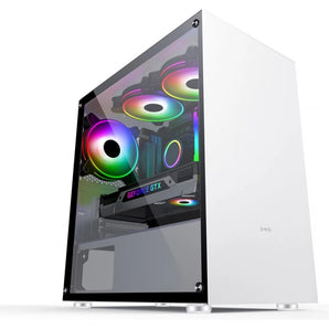 Kasë MS FIGHTER S301, Micro-ATX, e bardhë