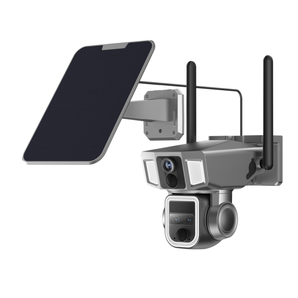 Соларна камера со троен објектив 4G/WIFI, 8MP 10X зум