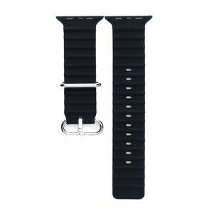 Rryp për Аpple Watch Black Silicone 42/44/45/49MM