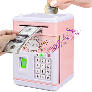 Kuti Kursimesh Elektronike për Fëmijë – Piggy Bank me Gjurmë Gishti
