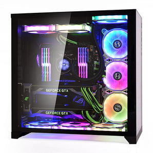 Kasë Lian Li PC-O11DW 011, Mid-Tower, e zezë dhe argjend