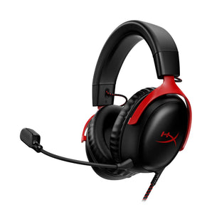 Kufje HyperX Cloud III , të zeza dhe kuqe
