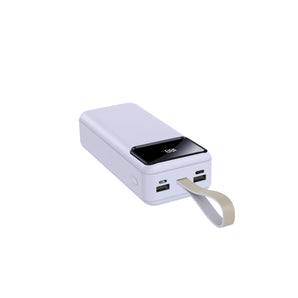 Powerbank 30.000mAh 22.5W, me 3 kabllo të integruara Meax QC30